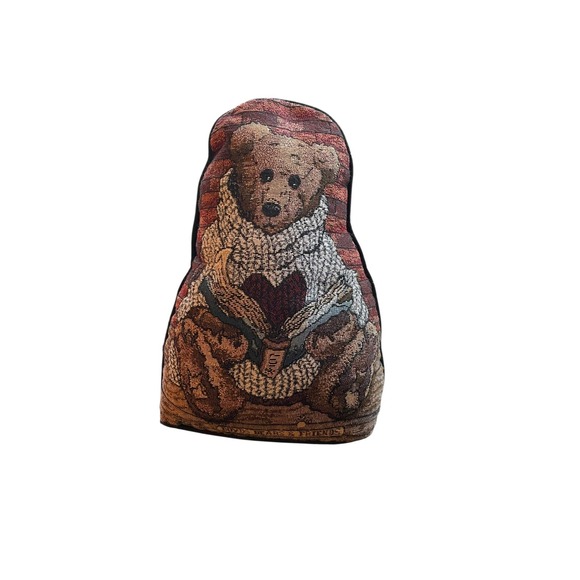 Boyds Bears Wilson 10" x 15" Tapestry Door‎ Stop Teddy Bear, Grandma Core - Picture 2 of 6